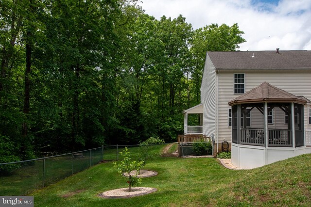 168 Sequester Dr, Stafford, VA 22556 - view of yard with a gazebo