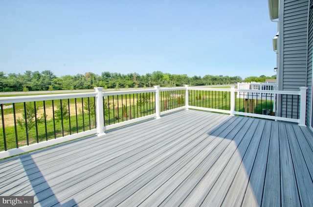 110 Fletcher Cir, Middletown, DE 19709 - wooden deck featuring view of scattered trees