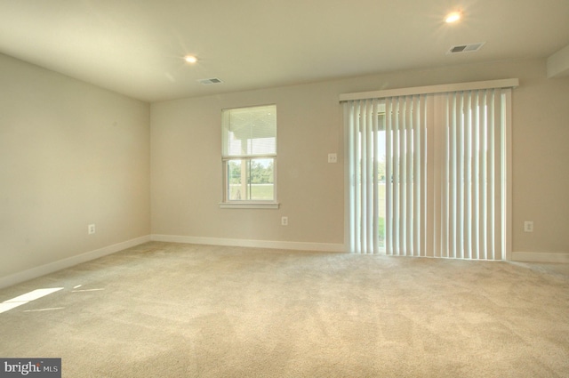 110 Fletcher Cir, Middletown, DE 19709 - unfurnished room with carpet floors, baseboards, and recessed lighting