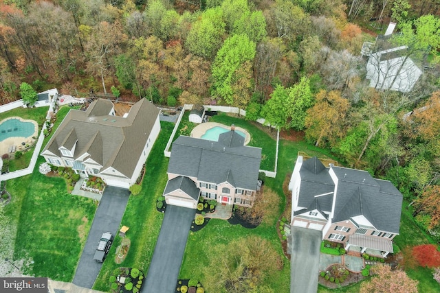 drone / aerial view