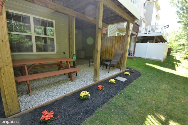 724 Hidden Oak Ln, Glen Burnie, MD 21060 - view of yard featuring fence