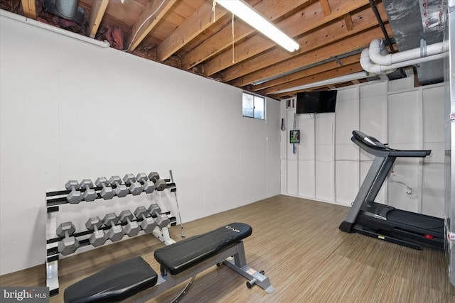 view of workout room