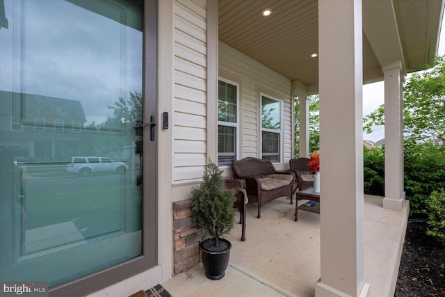 5735 River Shark Ln, Waldorf, MD 20602 - view of patio featuring covered porch