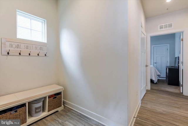 5735 River Shark Ln, Waldorf, MD 20602 - mudroom featuring wood finished floors and baseboards