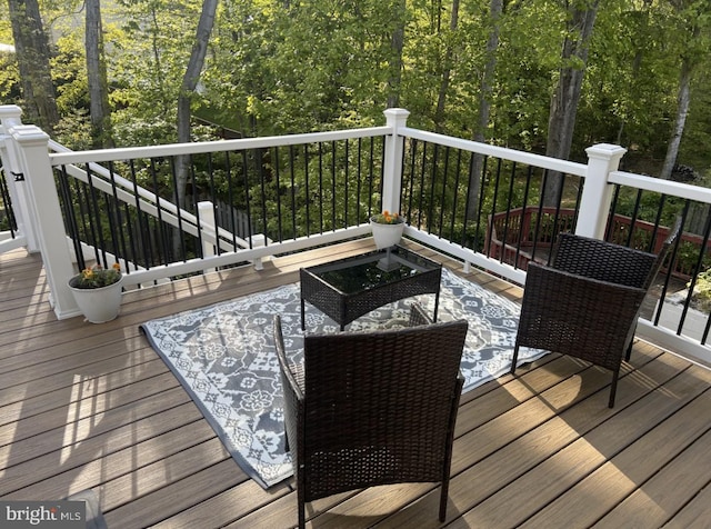 view of deck