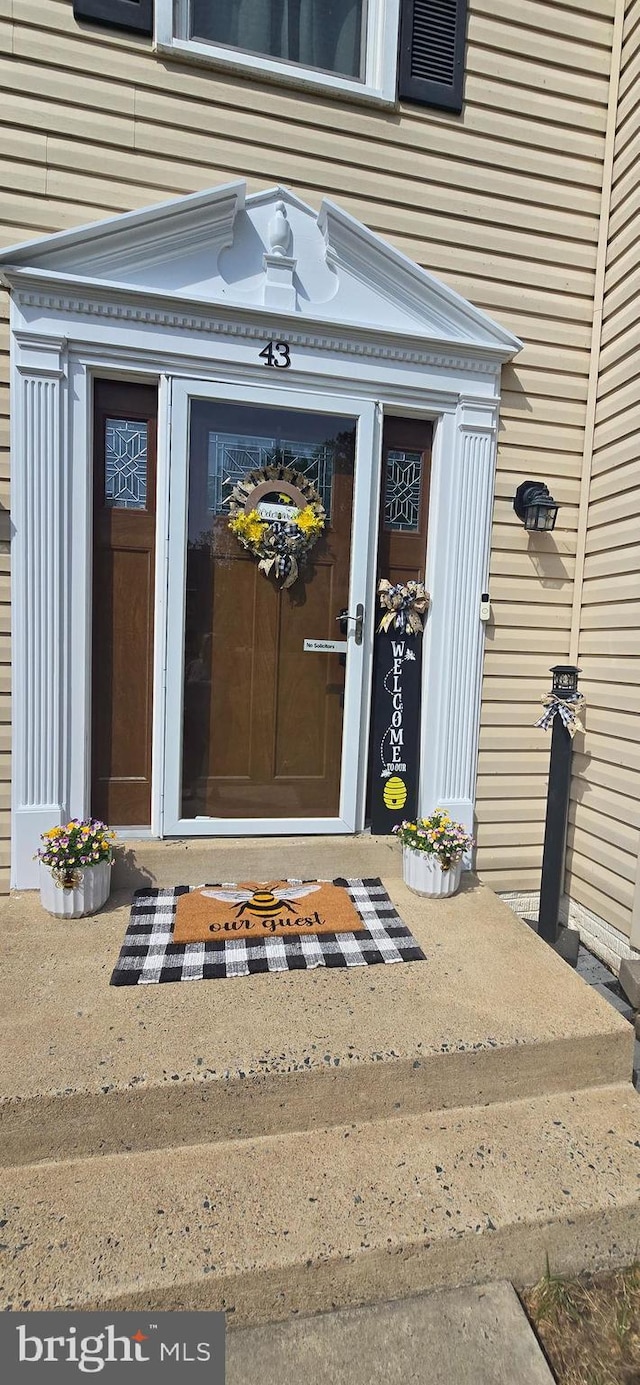 view of entrance to property