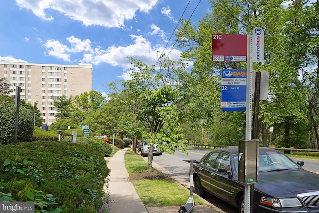 view of community