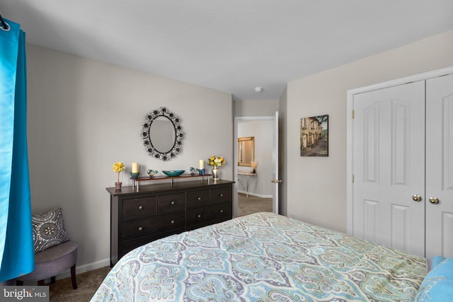 6028 Toomey Ln, Elkridge, MD 21075 - bedroom with carpet floors, baseboards, and a closet