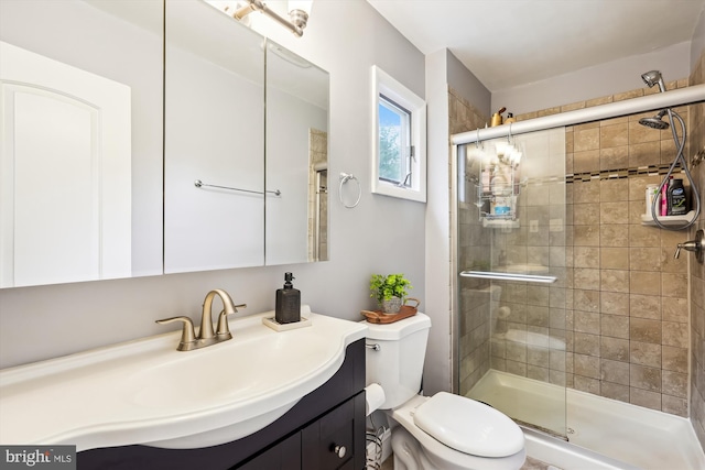 15109 Watergate Rd, Silver Spring, MD 20905 - full bath with a shower stall, toilet, and vanity