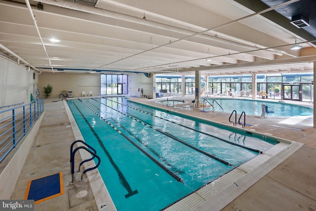 view of pool