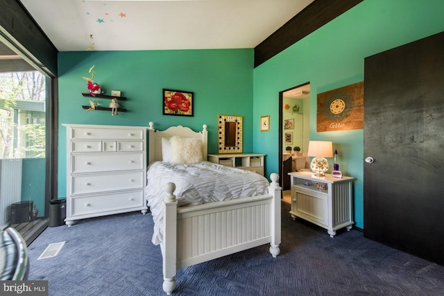 bedroom featuring carpet flooring