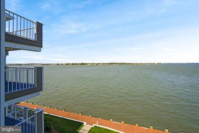 view of water feature