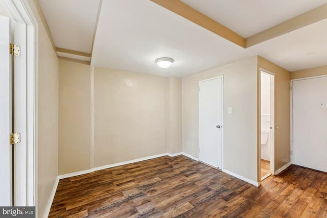 4600 Duke St Unit 1118, Alexandria, VA 22304 - below grade area with wood finished floors and baseboards