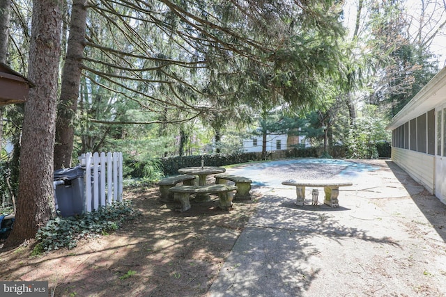 72 Bennett Dr, Doylestown, PA 18901 - view of yard featuring a patio and a fenced backyard