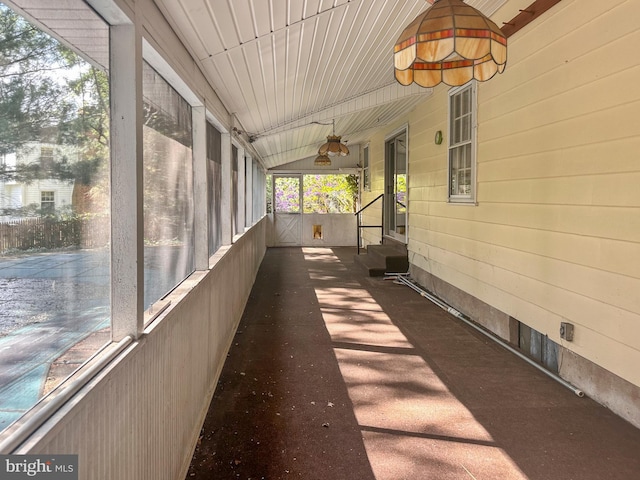 72 Bennett Dr, Doylestown, PA 18901 - unfurnished sunroom featuring entry steps