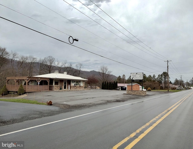 view of road