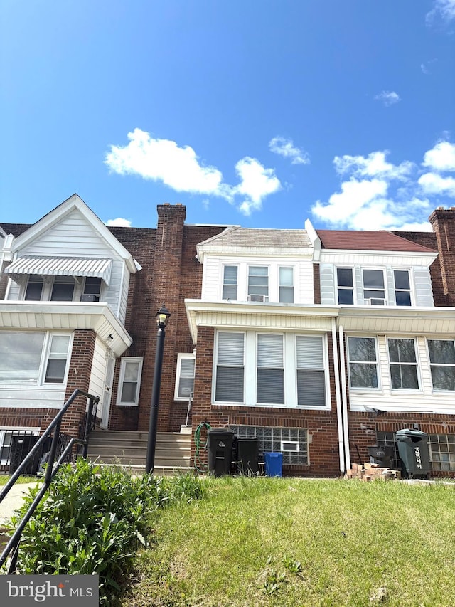 3546 Sheffield Ave, Philadelphia, PA 19136 - multi unit property with central AC, a front yard, and brick siding
