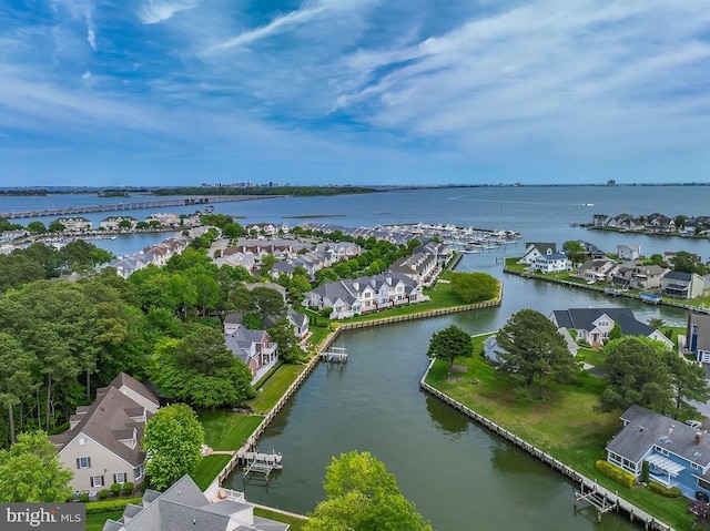 536 Yacht Club Dr, Ocean Pines, MD 21811 - aerial view of residential area with a large body of water