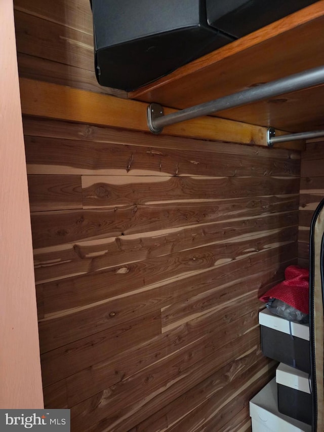 interior details with wood walls