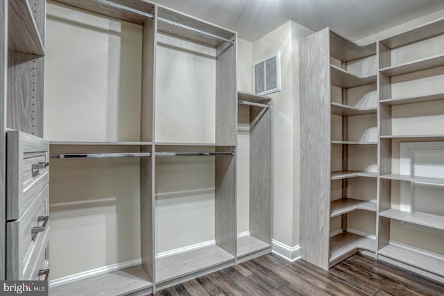 30780 Lindell Ln, Frankford, DE 19945 - walk in closet featuring visible vents and wood finished floors