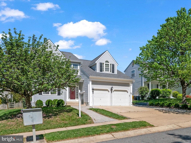 2322 Golden Chapel Rd, Odenton, MD 21113 - view of front of home with fence, a shingled roof, and driveway