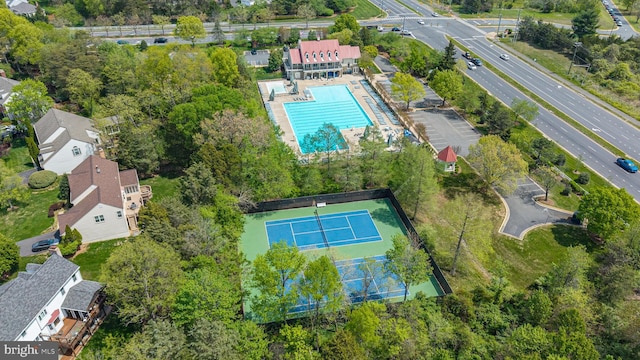 drone / aerial view