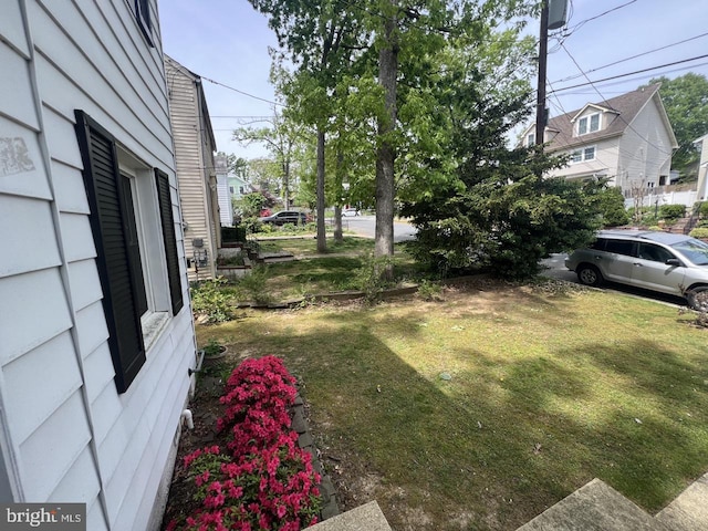 view of yard