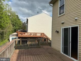 22 Morning Ct, Rosedale, MD 21237 - view of wooden terrace