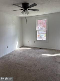 22 Morning Ct, Rosedale, MD 21237 - carpeted spare room featuring baseboards and a ceiling fan