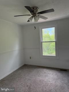 22 Morning Ct, Rosedale, MD 21237 - spare room with a ceiling fan