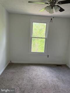 22 Morning Ct, Rosedale, MD 21237 - unfurnished room featuring ceiling fan, baseboards, and carpet