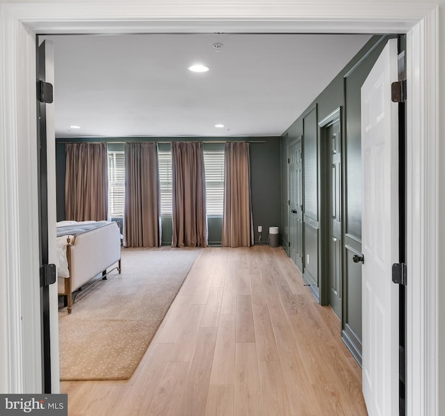 194 Cool Springs Road, North East, MD 21901 - hallway with recessed lighting and light wood-style floors