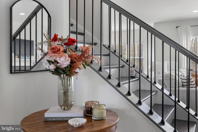 194 Cool Springs Road, North East, MD 21901 - stairway featuring recessed lighting