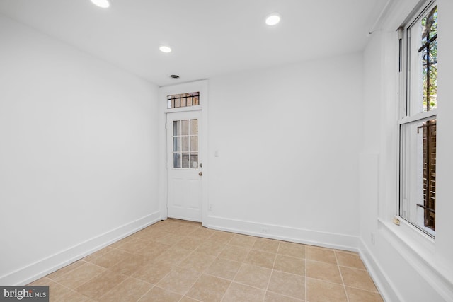 1524 5th St NW, Washington, DC 20001 - unfurnished room with baseboards and recessed lighting