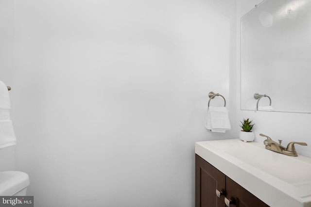 1524 5th St NW, Washington, DC 20001 - half bathroom with vanity and toilet