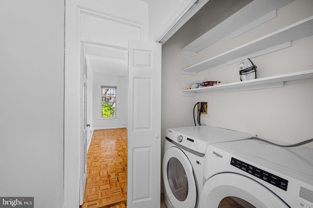 1524 5th St NW, Washington, DC 20001 - laundry area with laundry area and washer and dryer