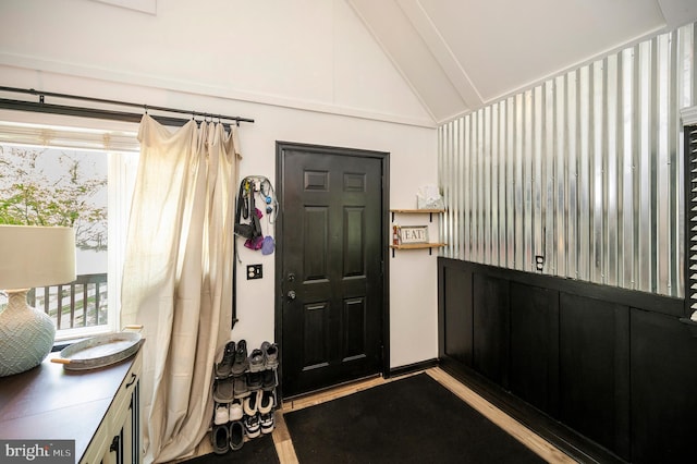 89 Cindys Way, Front Royal, VA 22630 - foyer featuring plenty of natural light and lofted ceiling with beams