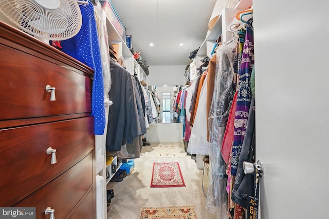 9601 Tinsmith Ln, Burke, VA 22015 - walk in closet with carpet flooring