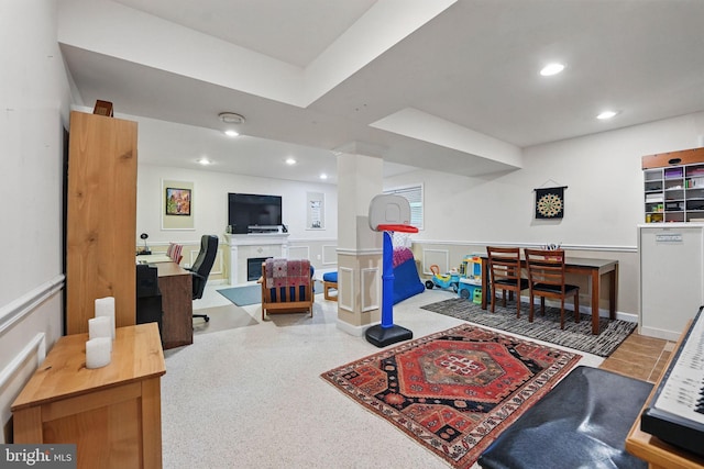 9601 Tinsmith Ln, Burke, VA 22015 - playroom with recessed lighting