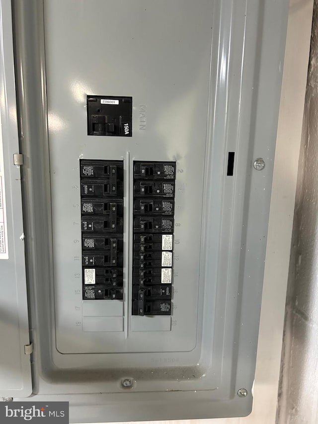 utility room with electric panel