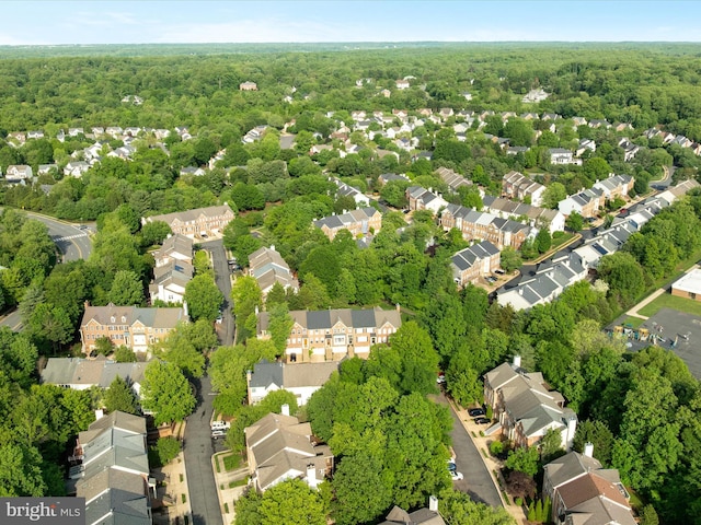 20636 Muddy Harbour Sq, Sterling, VA 20165 - aerial view of residential area featuring a heavily wooded area
