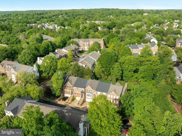 20636 Muddy Harbour Sq, Sterling, VA 20165 - aerial view of residential area featuring a heavily wooded area