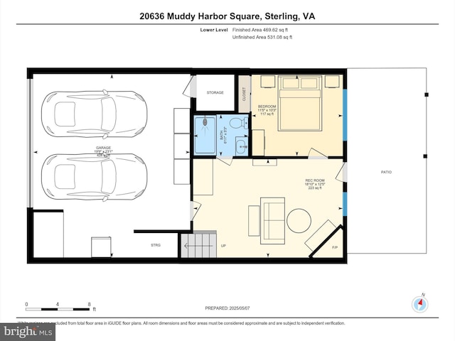 20636 Muddy Harbour Sq, Sterling, VA 20165 - room layout