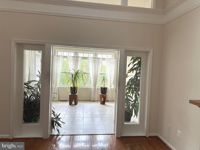 2435 Mill Race Rd, Frederick, MD 21701 - doorway to outside with tile patterned flooring and baseboards