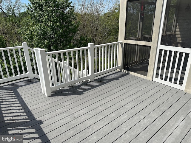 2435 Mill Race Rd, Frederick, MD 21701 - view of wooden terrace