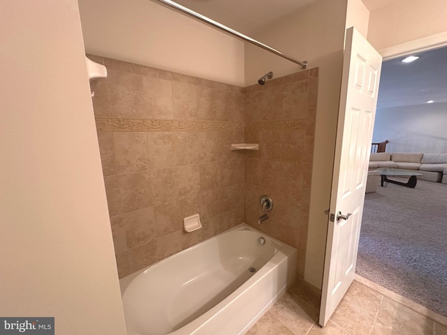 2435 Mill Race Rd, Frederick, MD 21701 - bathroom featuring bathing tub / shower combination and tile patterned flooring