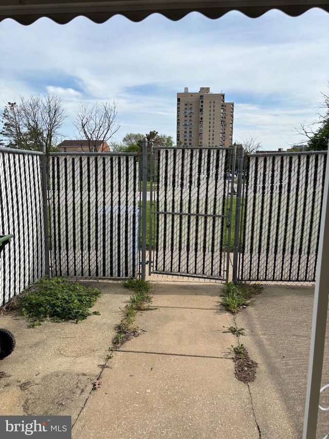 gate with fence