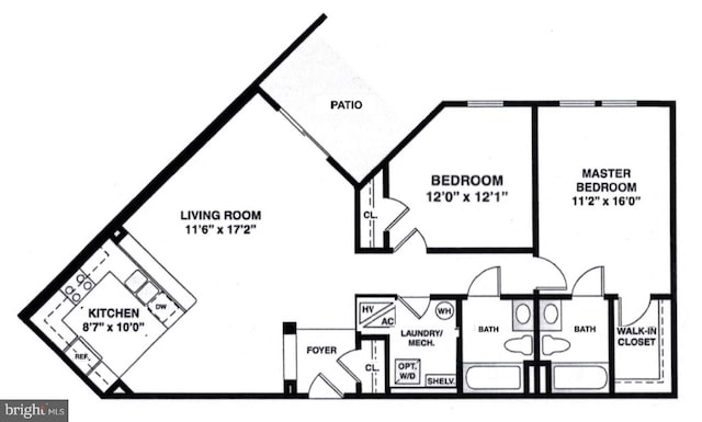 400 Cameron Station Blvd Unit 105, Alexandria, VA 22304 - home floor plan