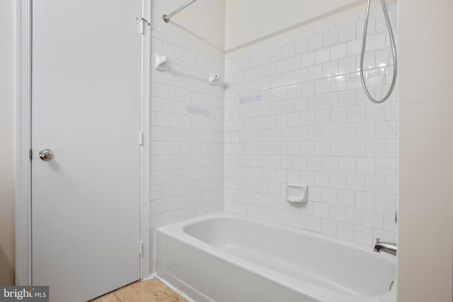 full bath featuring tub / shower combination