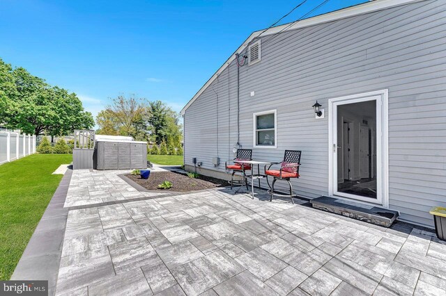 20 Wolfpack Rd, Hamilton, NJ 08619 - view of patio / terrace featuring fence and mail area